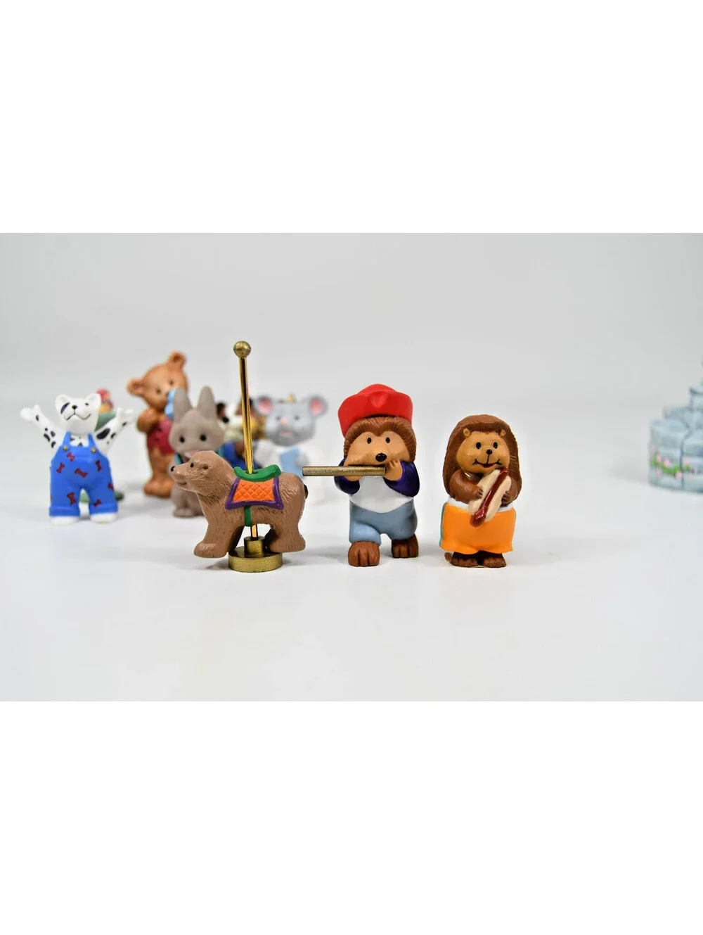 Hallmark Merry Miniatures 12 Anthropomorphic Animals in Costumes Lot VTG 1990s